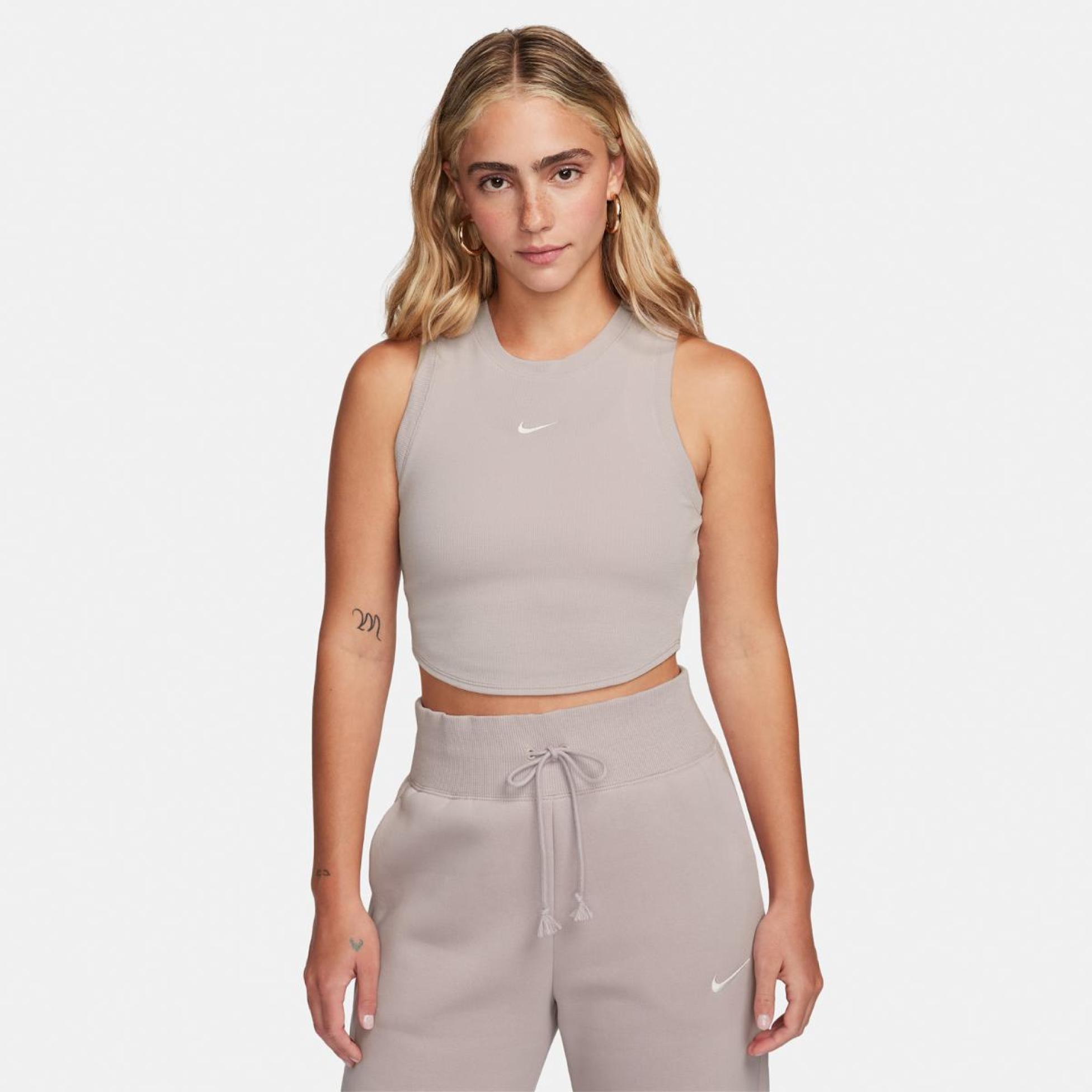 Outlet Жіноча майка NIKE W NSW ESSNTL RIB CRP TANK FB8279-019