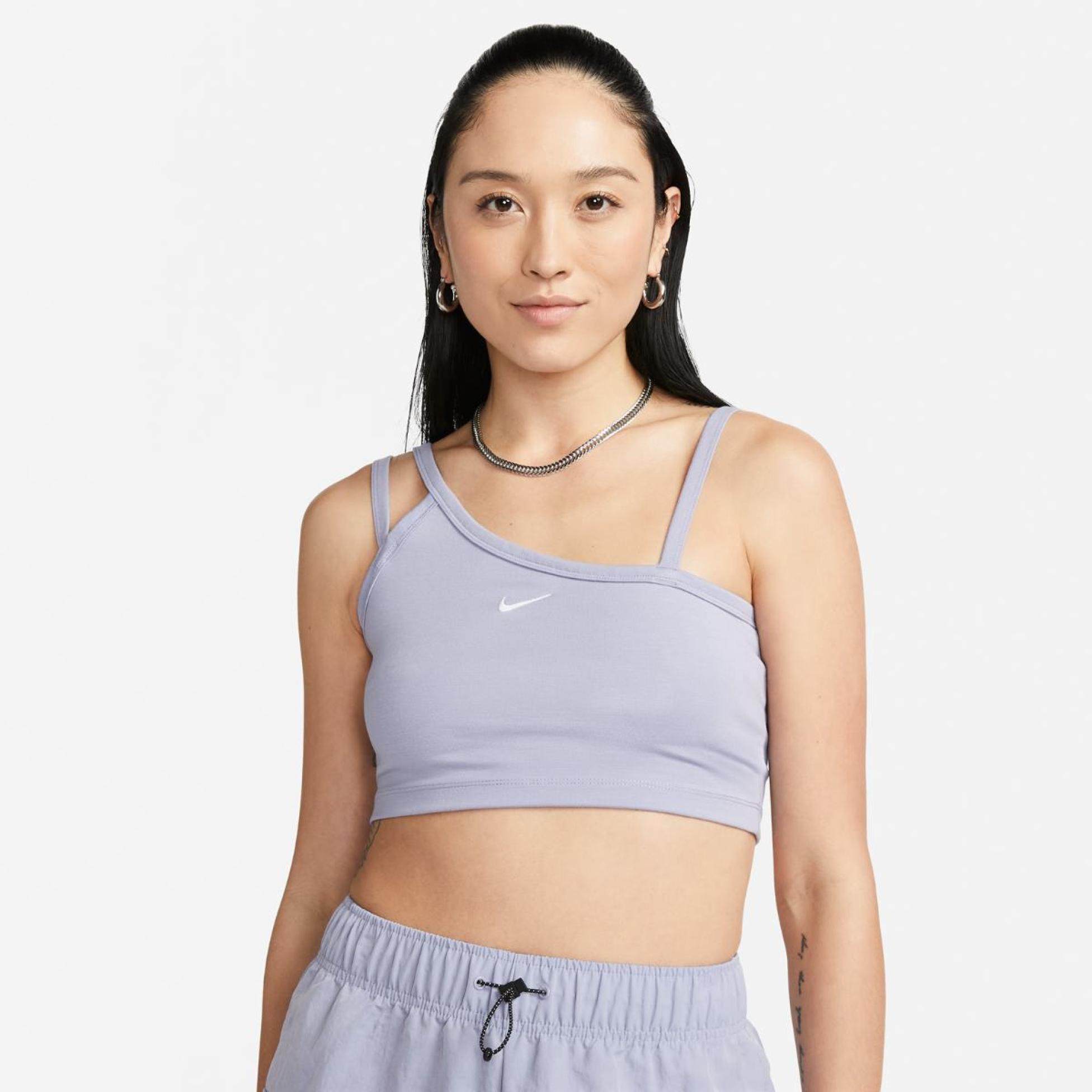 Outlet Жіноча майка NIKE W NSW EVRDY MOD Укорочена Жіноча майка AYSM DV7926-519