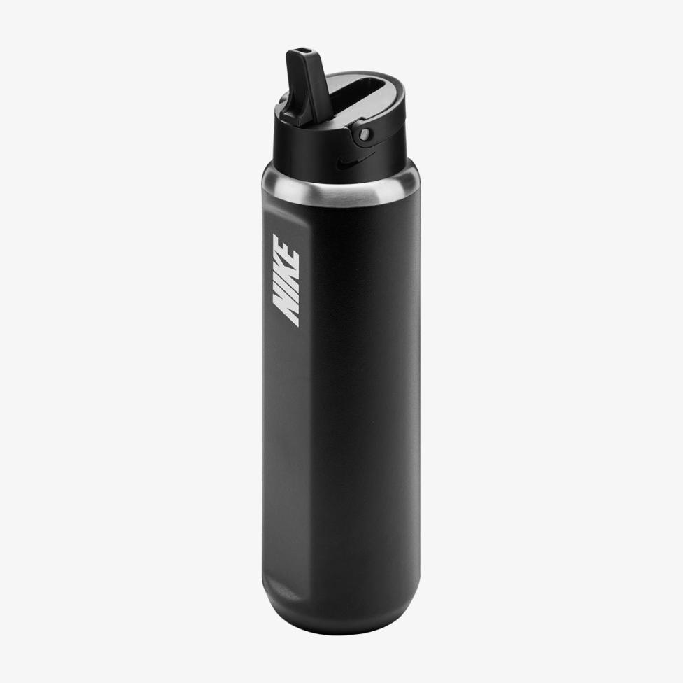 Outlet Пляшка NIKE SS RECHARGE STRAW BOTTLE 24 OZ RFSH BLACK/BLACK/WHITE 24OZ N.101.3795.091.24_image_3