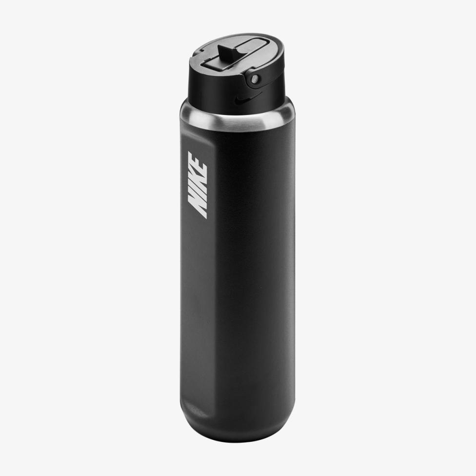 Outlet Пляшка NIKE SS RECHARGE STRAW BOTTLE 24 OZ RFSH BLACK/BLACK/WHITE 24OZ N.101.3795.091.24