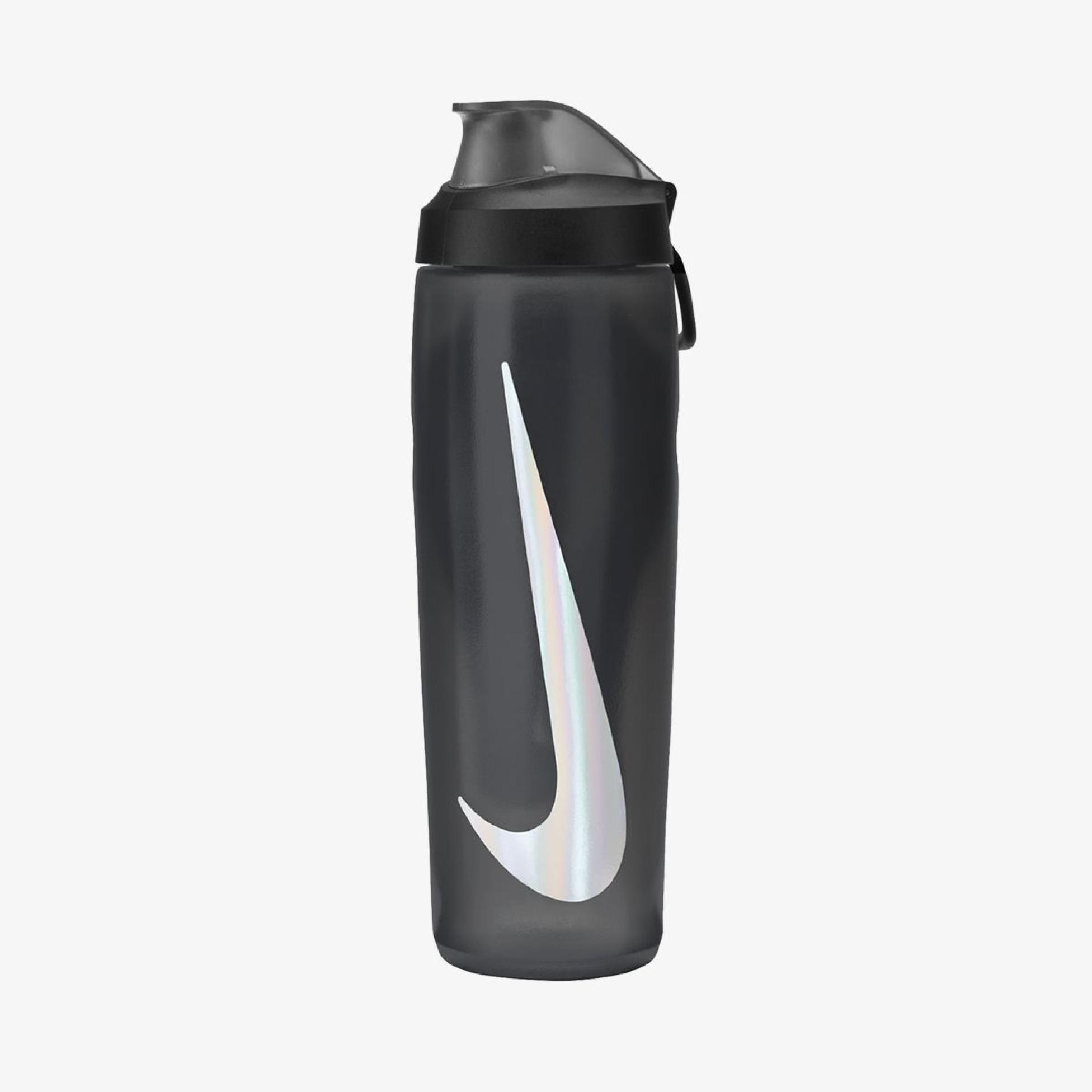 Outlet Пляшка NIKE REFUEL BOTTLE LOCKING LID 24 OZ ANTHRACITE/BLACK/SILVER IRIDESCENT 24OZ N.100.7668.054.24
