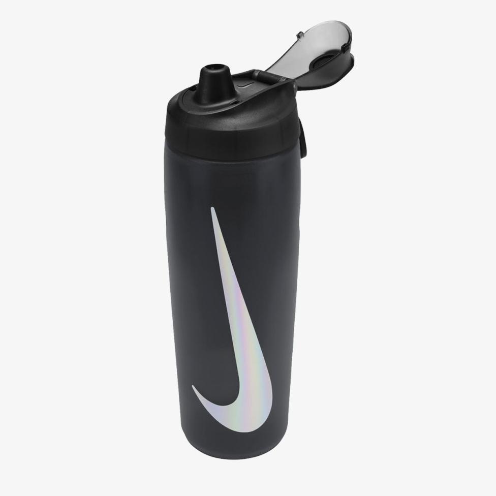 Outlet Пляшка NIKE REFUEL BOTTLE LOCKING LID 24 OZ ANTHRACITE/BLACK/SILVER IRIDESCENT 24OZ N.100.7668.054.24