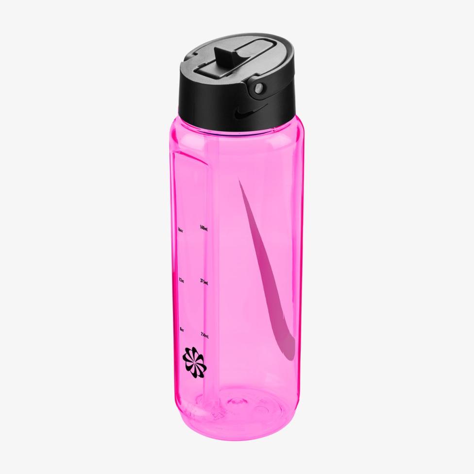 Outlet Пляшка NIKE TR RENEW RECHARGE STRAW BOTTLE 24 OZ PINK SPELL/BLACK/BLACK 24OZ N.100.7642.623.24