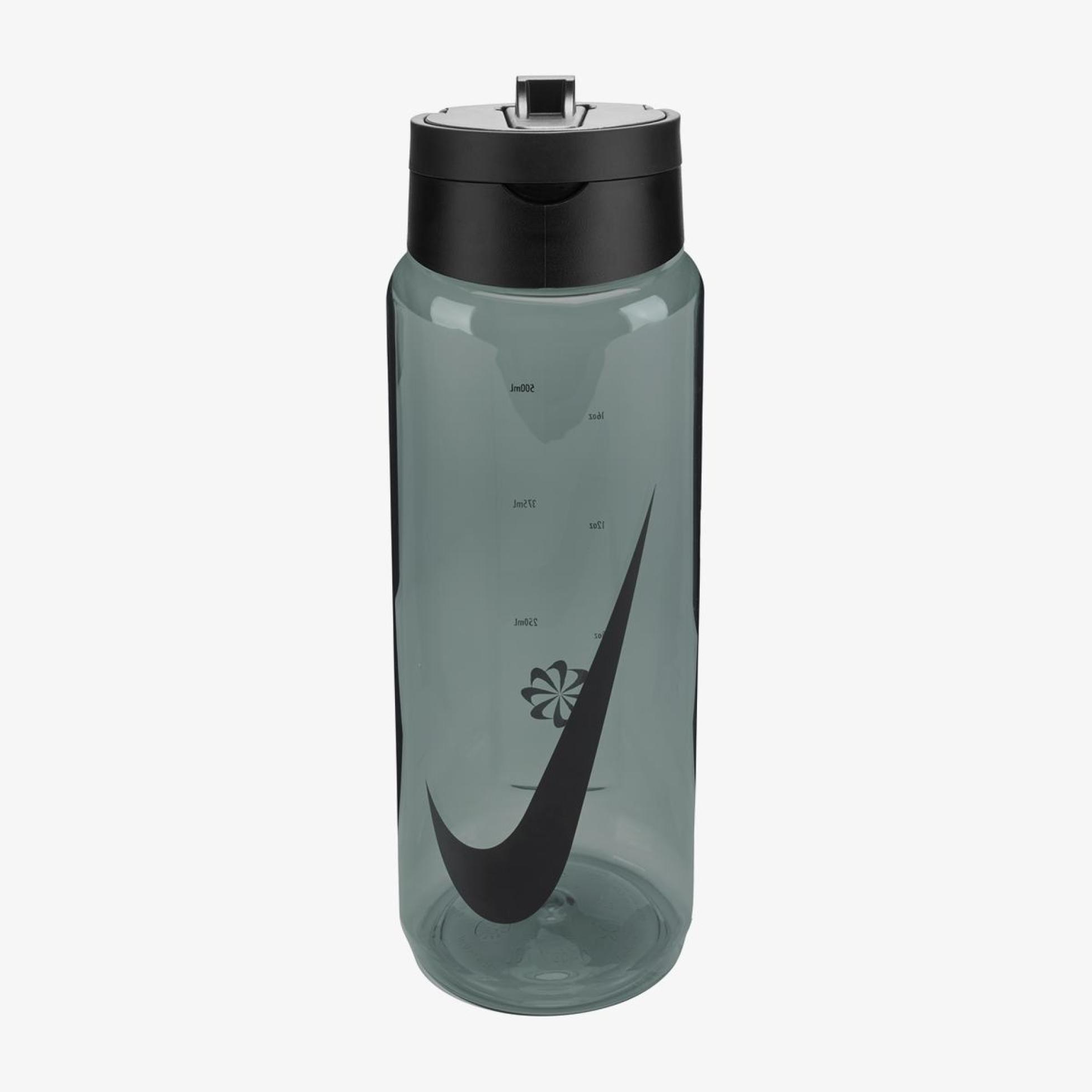 Outlet Пляшка NIKE TR RENEW RECHARGE STRAW BOTTLE 24 OZ ANTHRACITE/BLACK/BLACK 24OZ N.100.7642.044.24