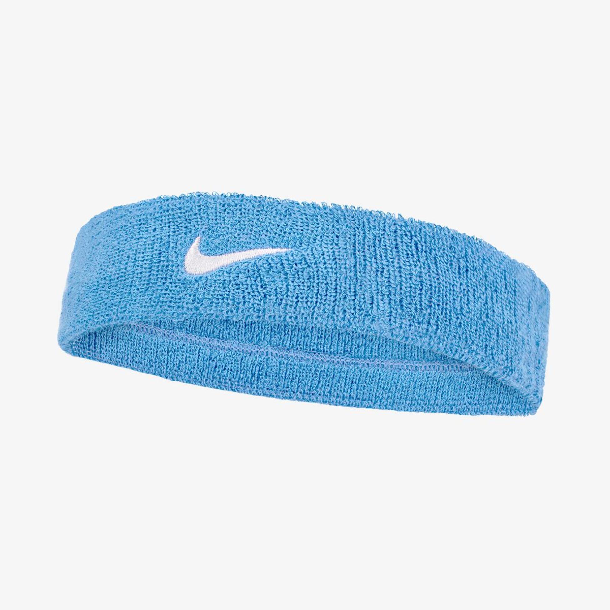 Outlet Пов'язка на голову NIKE SWOOSH CLASSIC HEADBAND UNIVERSITY BLUE/WHITE OSFM N.101.2407.409.OS