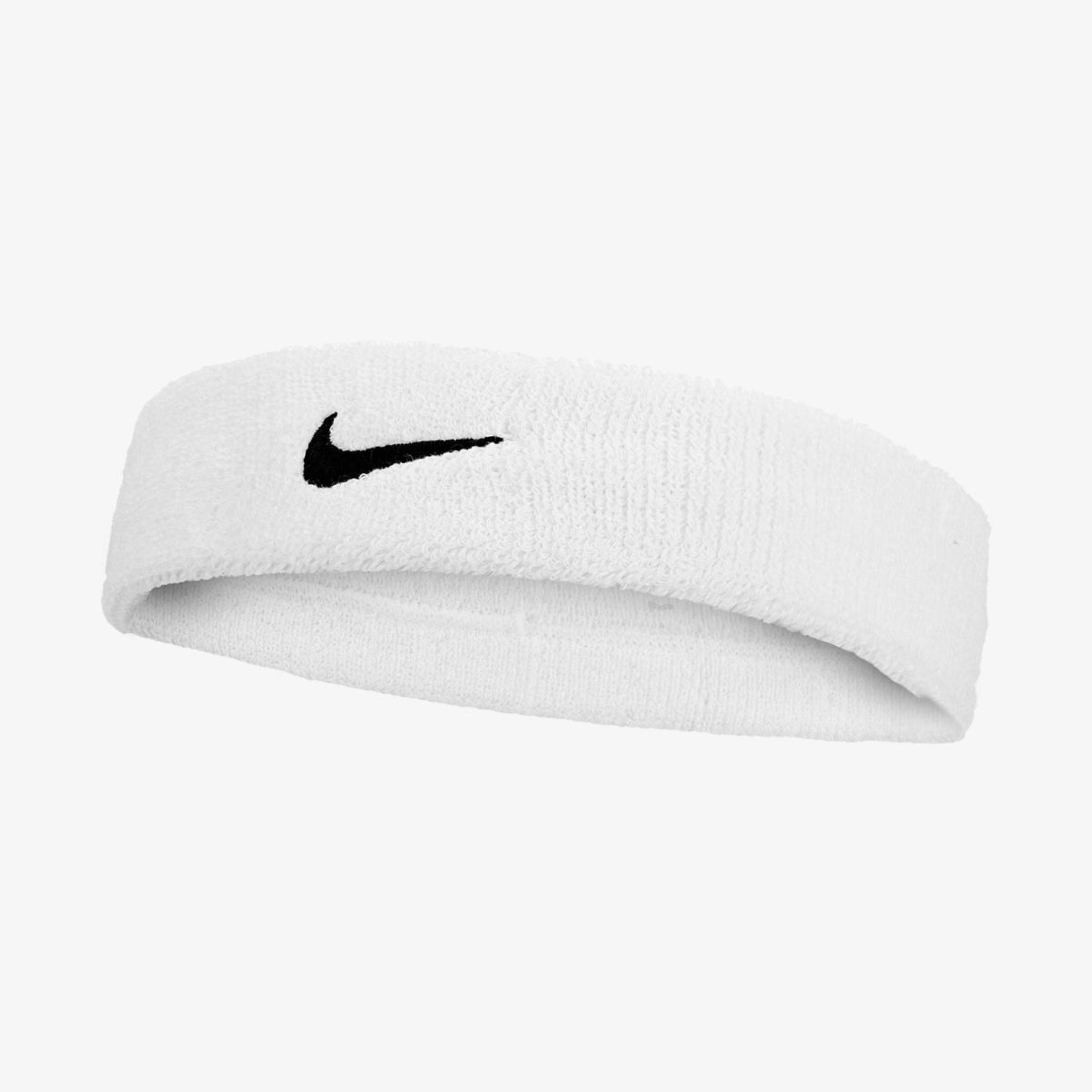 Outlet Пов'язка на голову NIKE SWOOSH CLASSIC HEADBAND WHITE/BLACK OSFM N.101.2407.101.OS