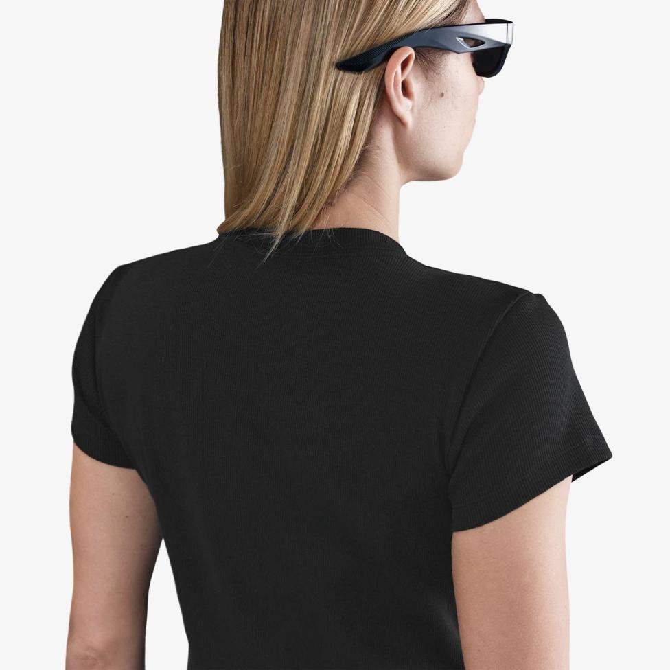 Outlet Жіноча футболка NIKE W NSW RIB TGHT SS TEE HV4994-010