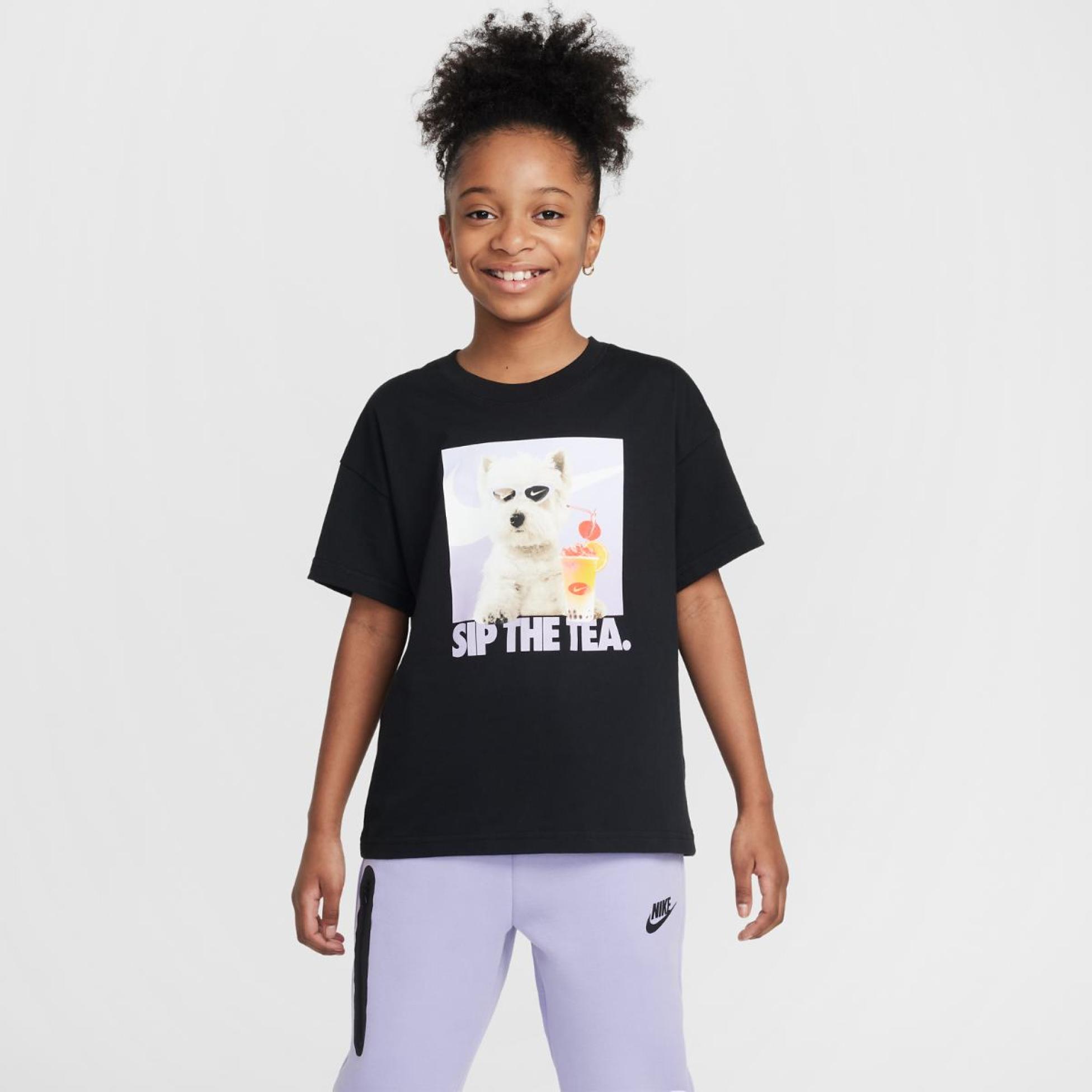 Outlet Дитяча футболка NIKE G NSW PHOTO TEE HQ2337-010