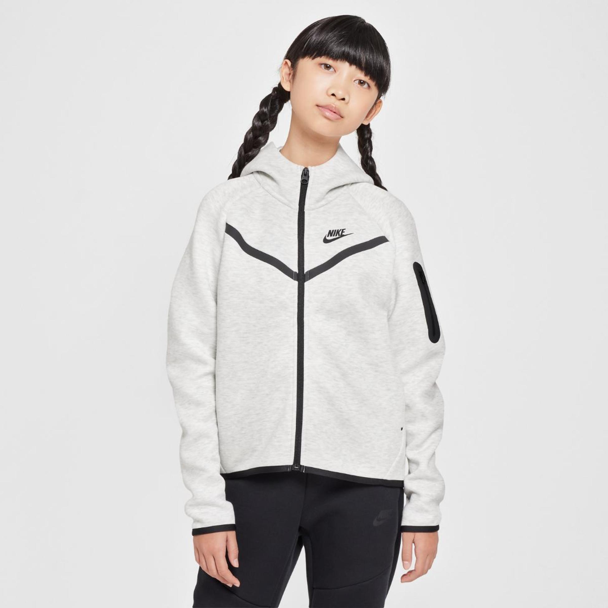 Outlet Дитяча толстовка NIKE G NSW TCH FLC HD FZ LS - PD HV8695-013