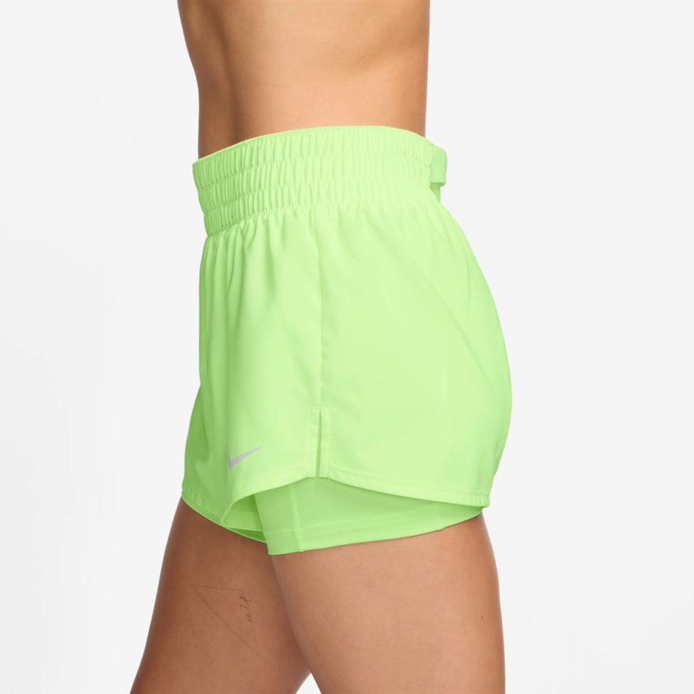 Outlet Жіночі шорти NIKE W NK ONE DF MR 3IN 2N1 SHORT DX6012-701_image_3
