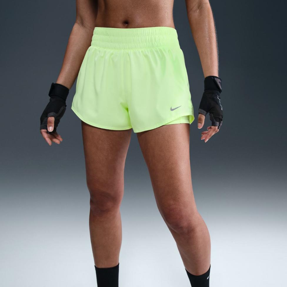 Outlet Жіночі шорти NIKE W NK ONE DF MR 3IN 2N1 SHORT DX6012-701_image_7