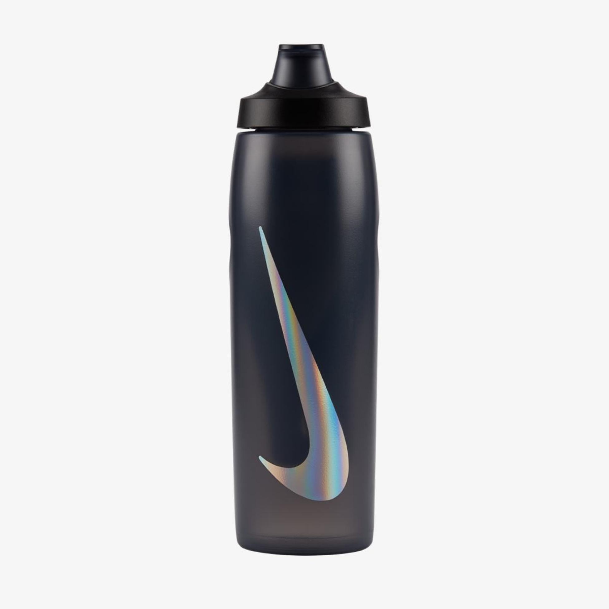 Outlet Пляшка NIKE REFUEL BOTTLE LOCKING LID 32 OZ ANTHRACITE/BLACK/SILVER IRIDESCENT 32OZ N.100.7670.054.32