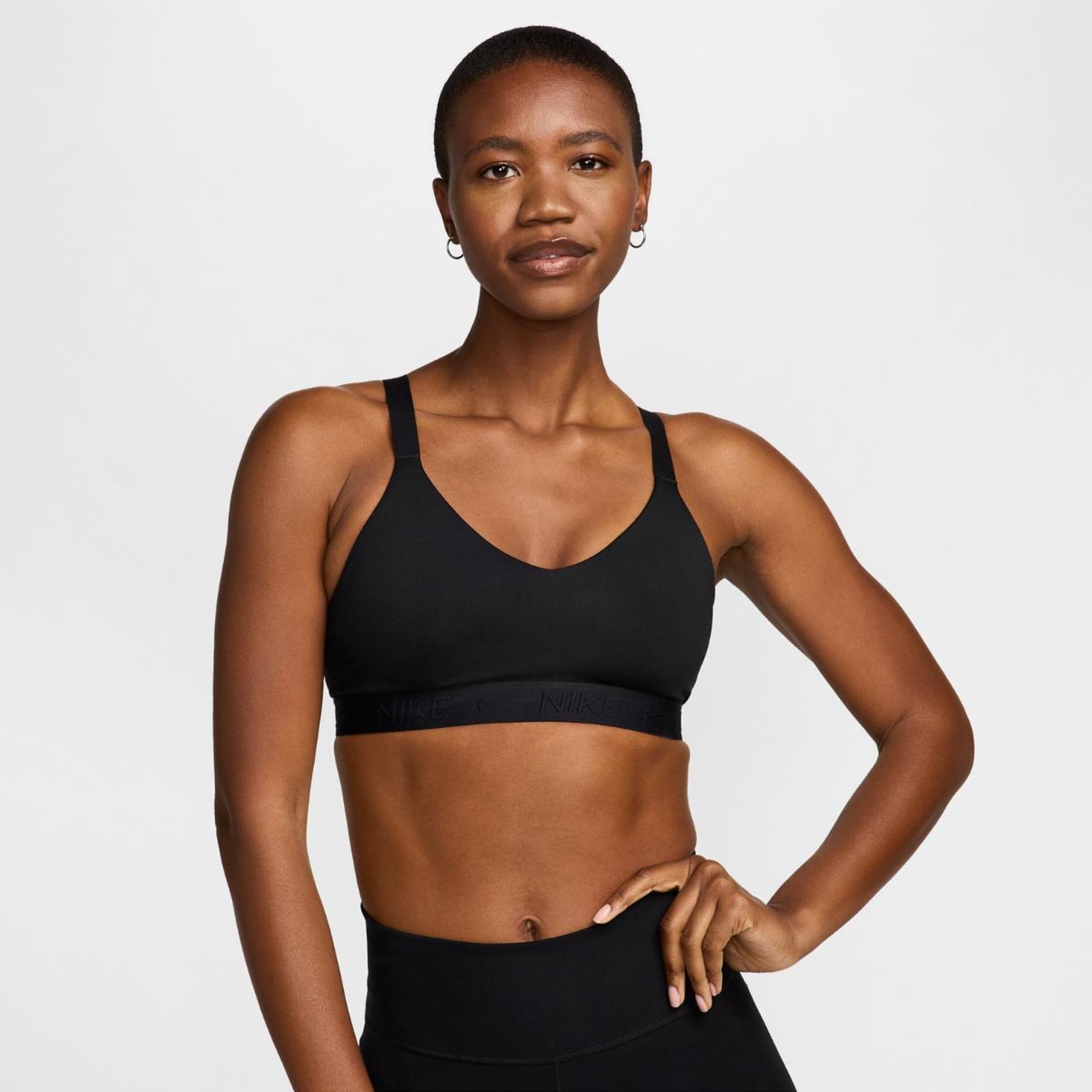 Outlet Жіночий топ NIKE W NK Dri-FIT INDY MED SPT BRA FD1065-010