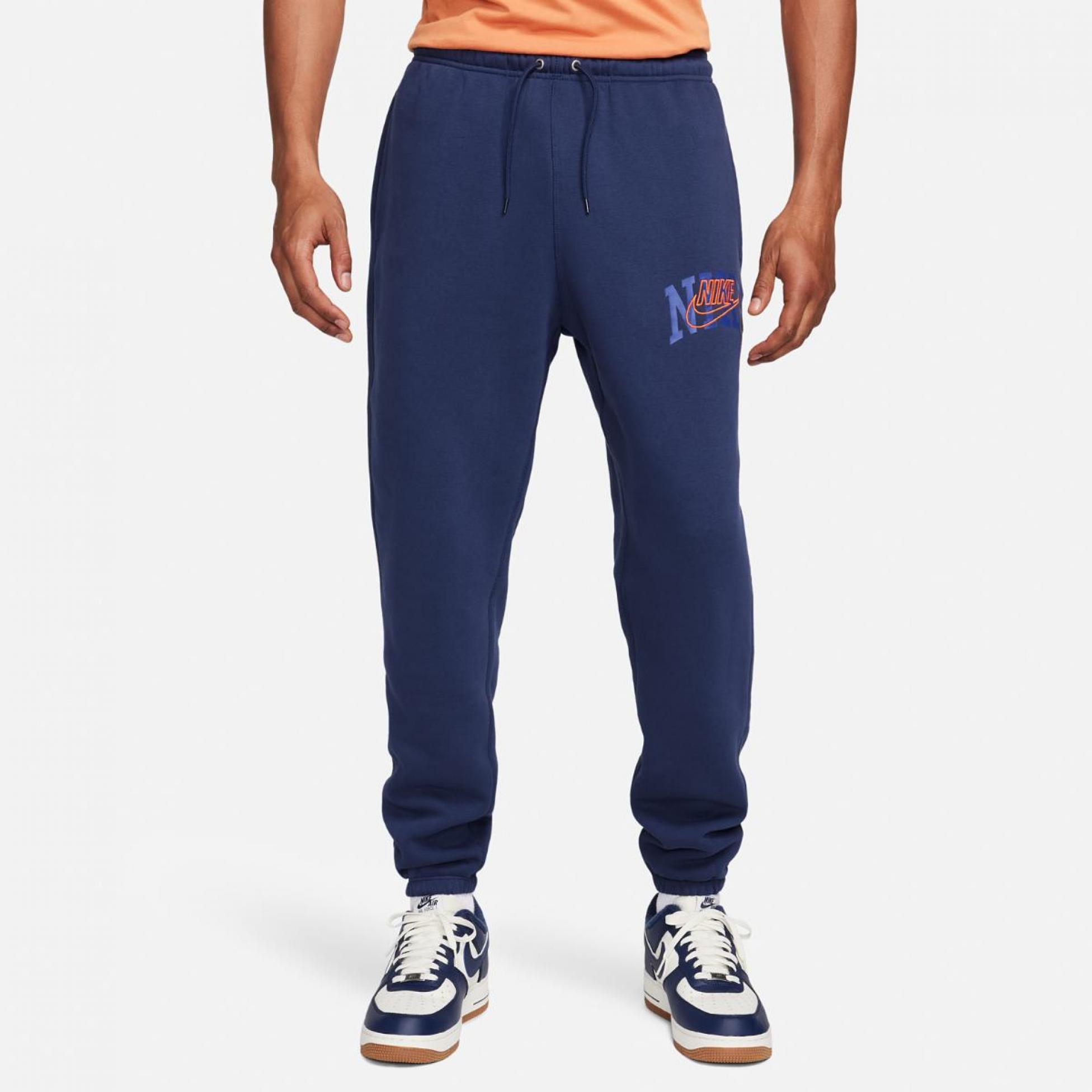Outlet Чоловічі штани NIKE M CLUB BB CF PANT ARCH GX FV4453-410