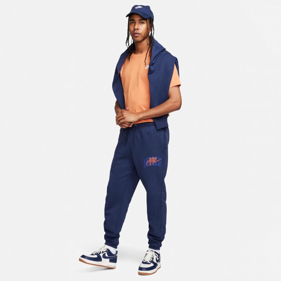 Outlet Мужские брюки NIKE M CLUB BB CF PANT ARCH GX FV4453-410_image_6